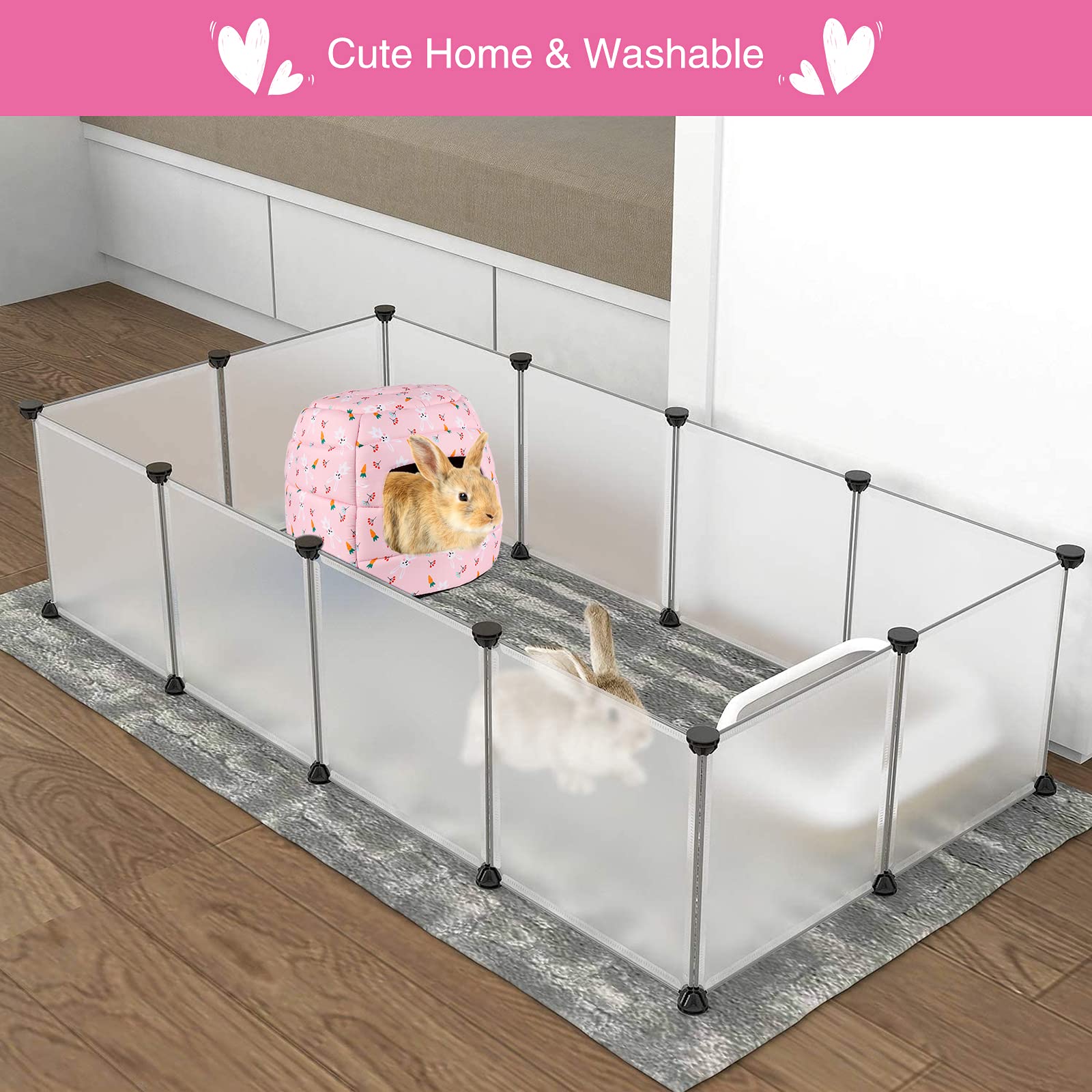 YUEPET bed keeps sturdy and pillow is washable.