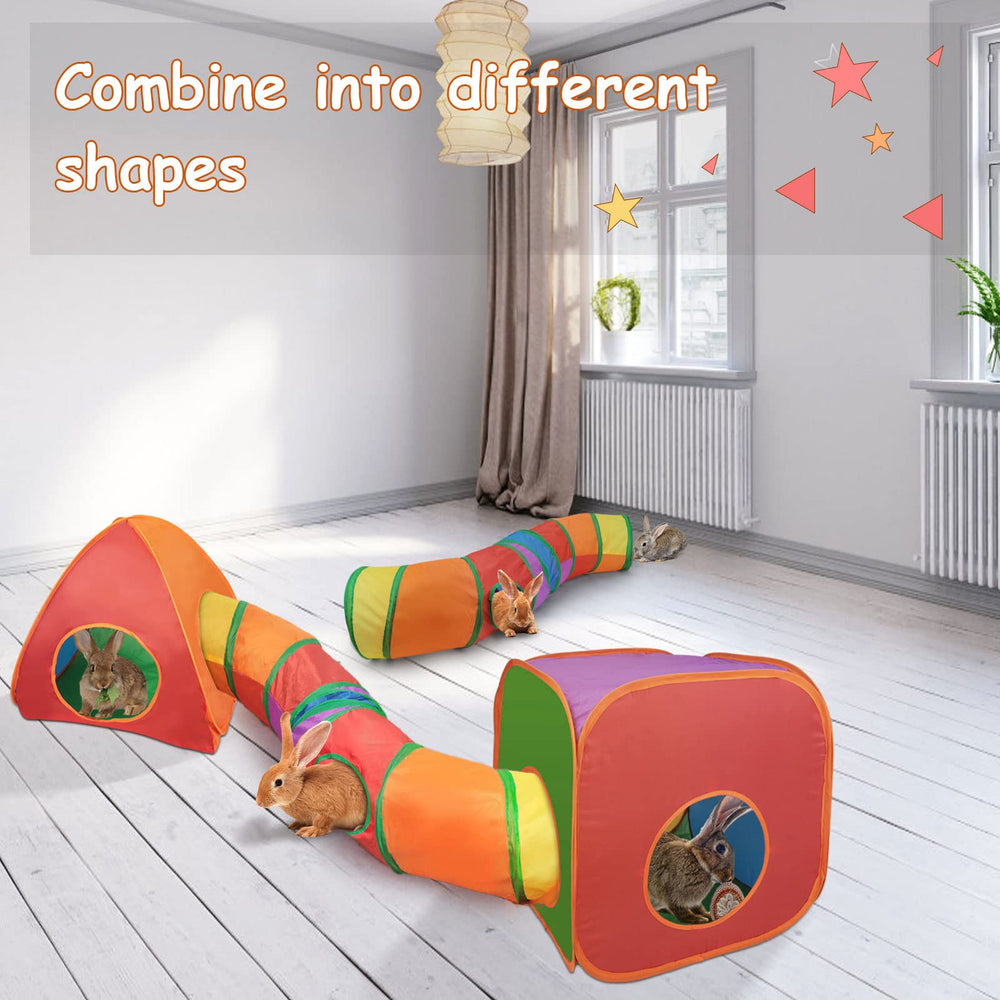 YUEPET rabbit tent 18 inch cozy hideaway and observation space