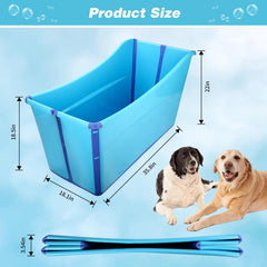 YUEPET 22-inch height ensures thorough fur wetting and warmth retention