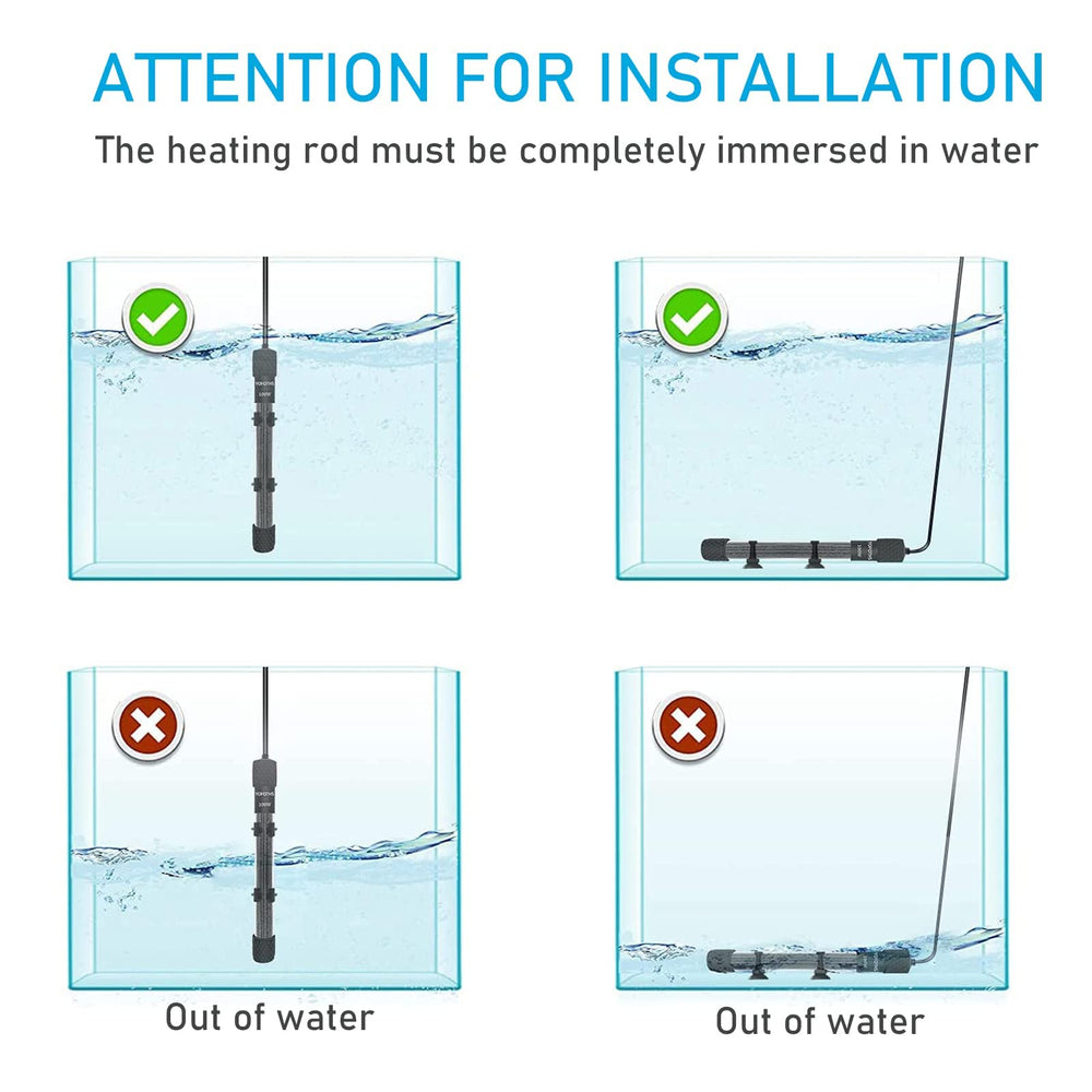 External temperature dial lets you adjust without water contact