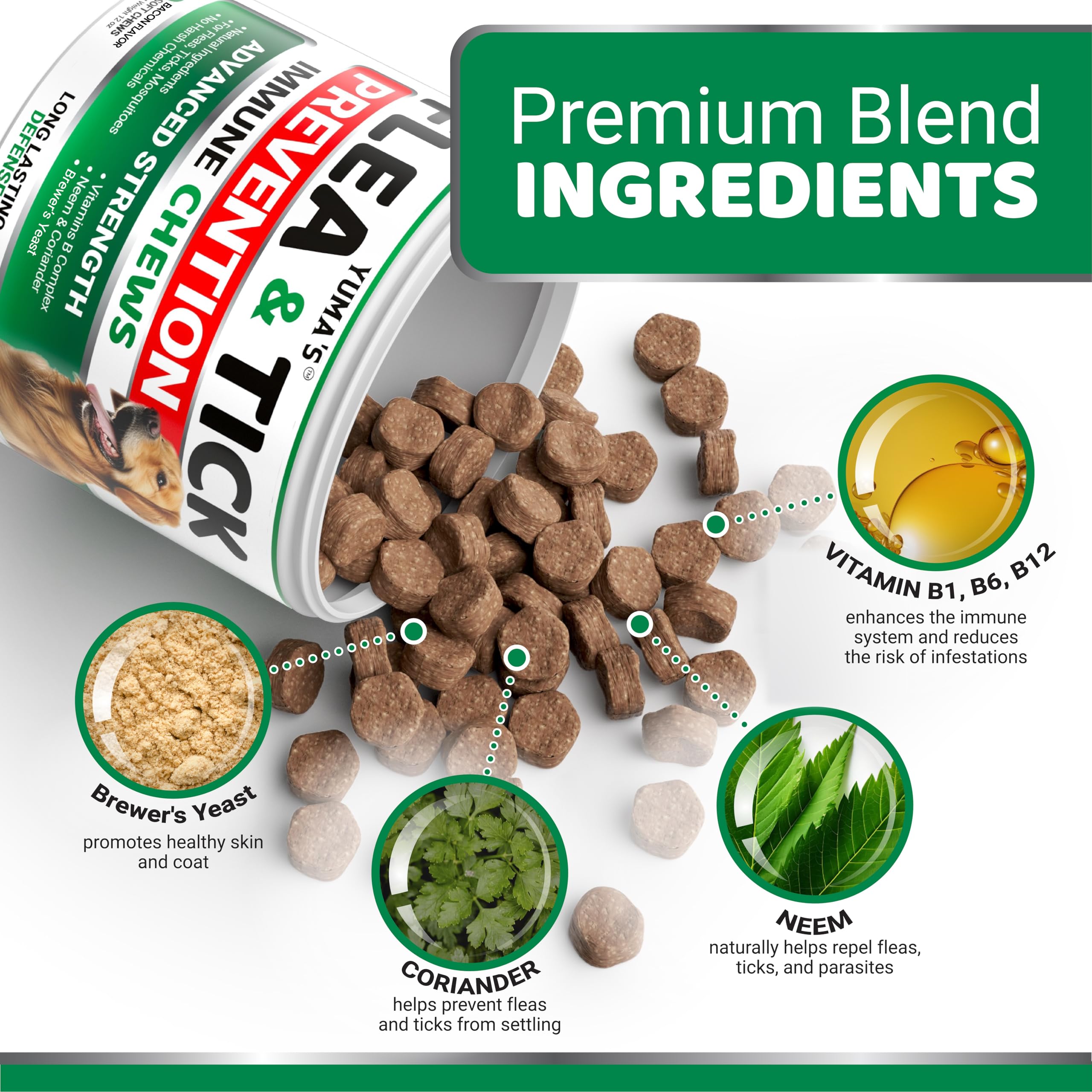 YUMA'S veterinarian-formulated, USA-made chews for all breeds