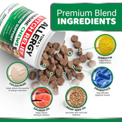 YUMA'S Omega-3 fish oil chews support healthy skin in dogs.