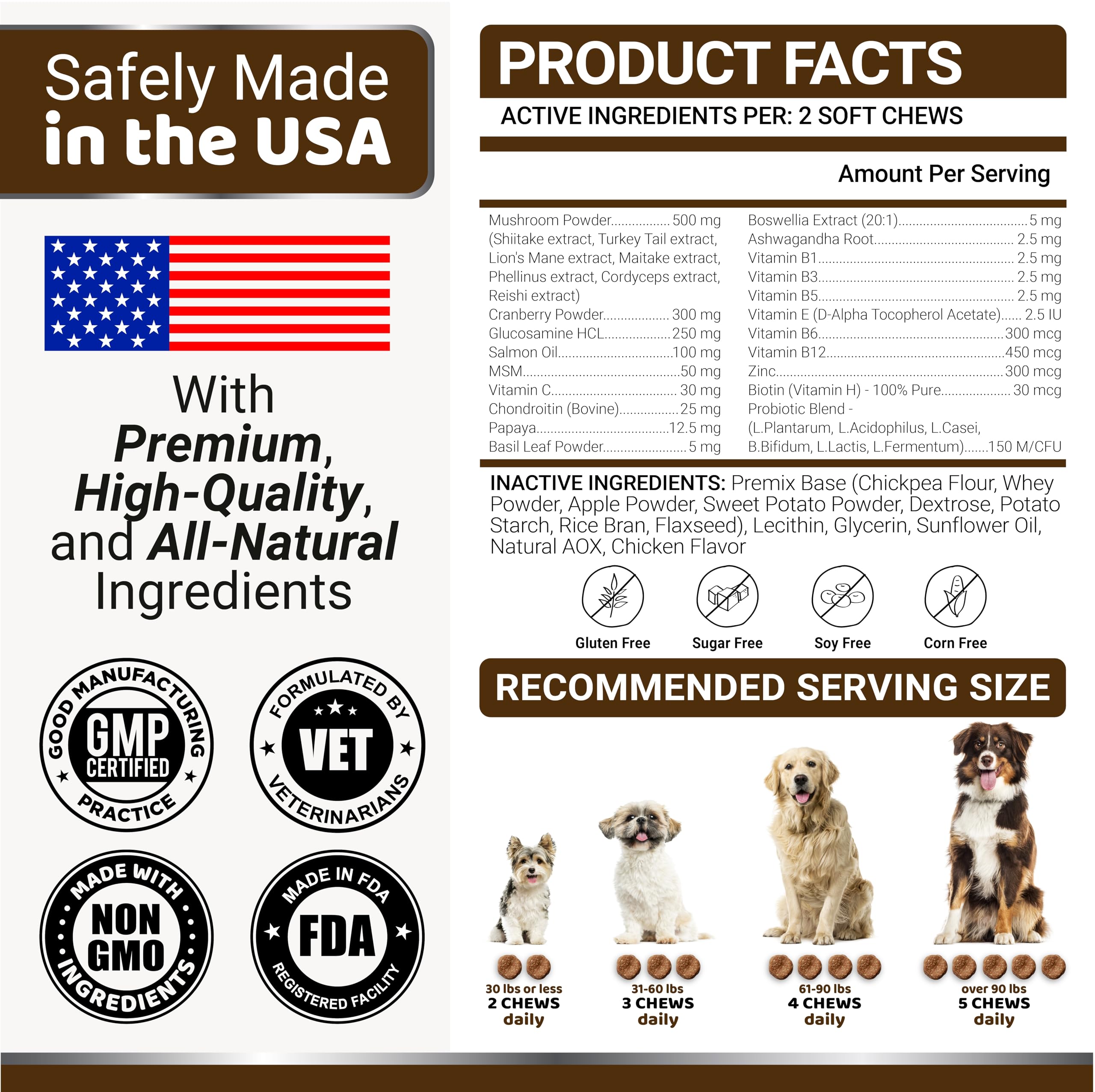 YUMA'S vet-formulated dog supplement for all breeds