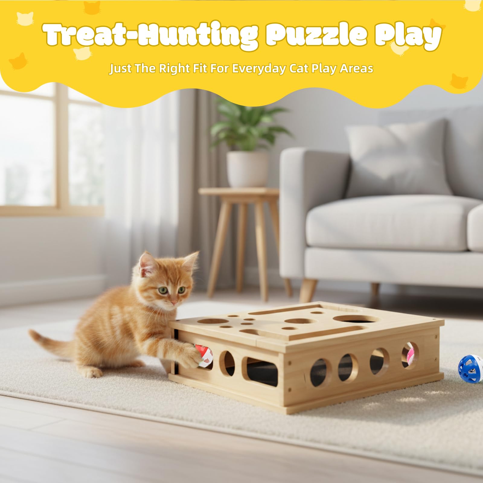 Interior maze of Yumcute box stimulating problem solving