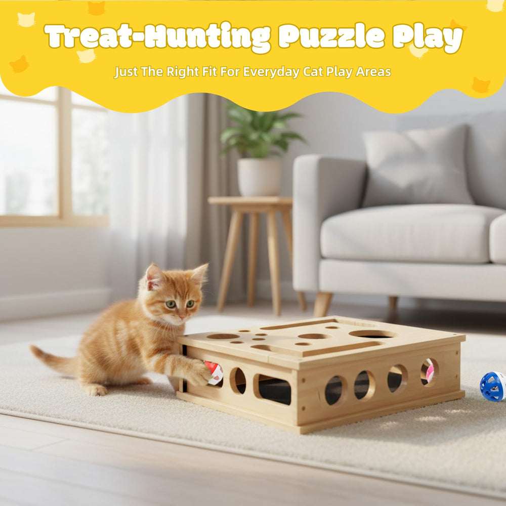 Interior maze of Yumcute box stimulating problem solving