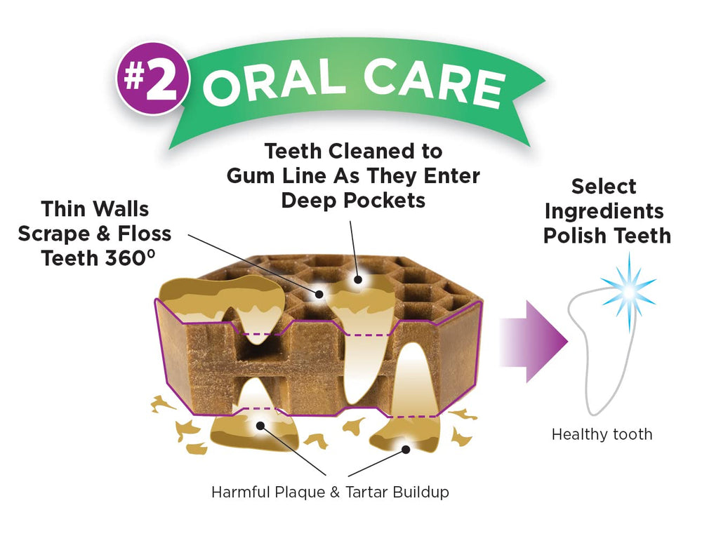 Yummy Combs provides a tasty daily treat for oral care routines.