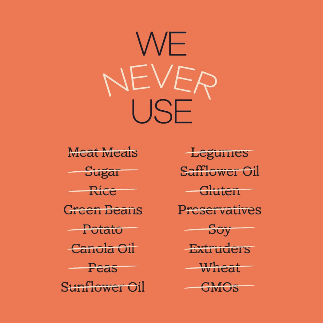 Yumwoof USDA and non-GMO ingredients; clean nutrition.