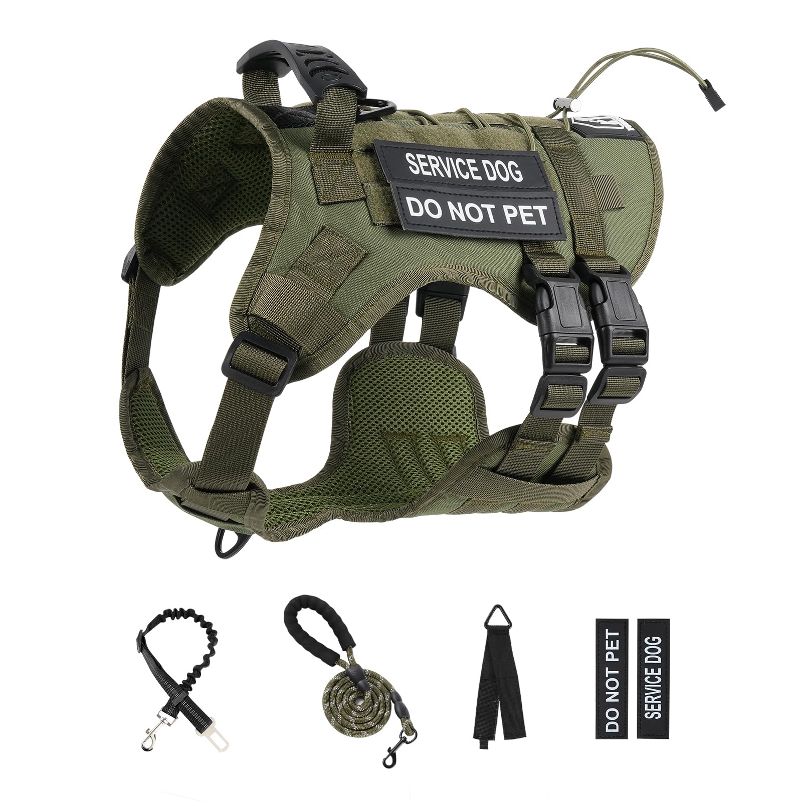 Yungaspy No Pull harness buckle and strap system for secure fit.