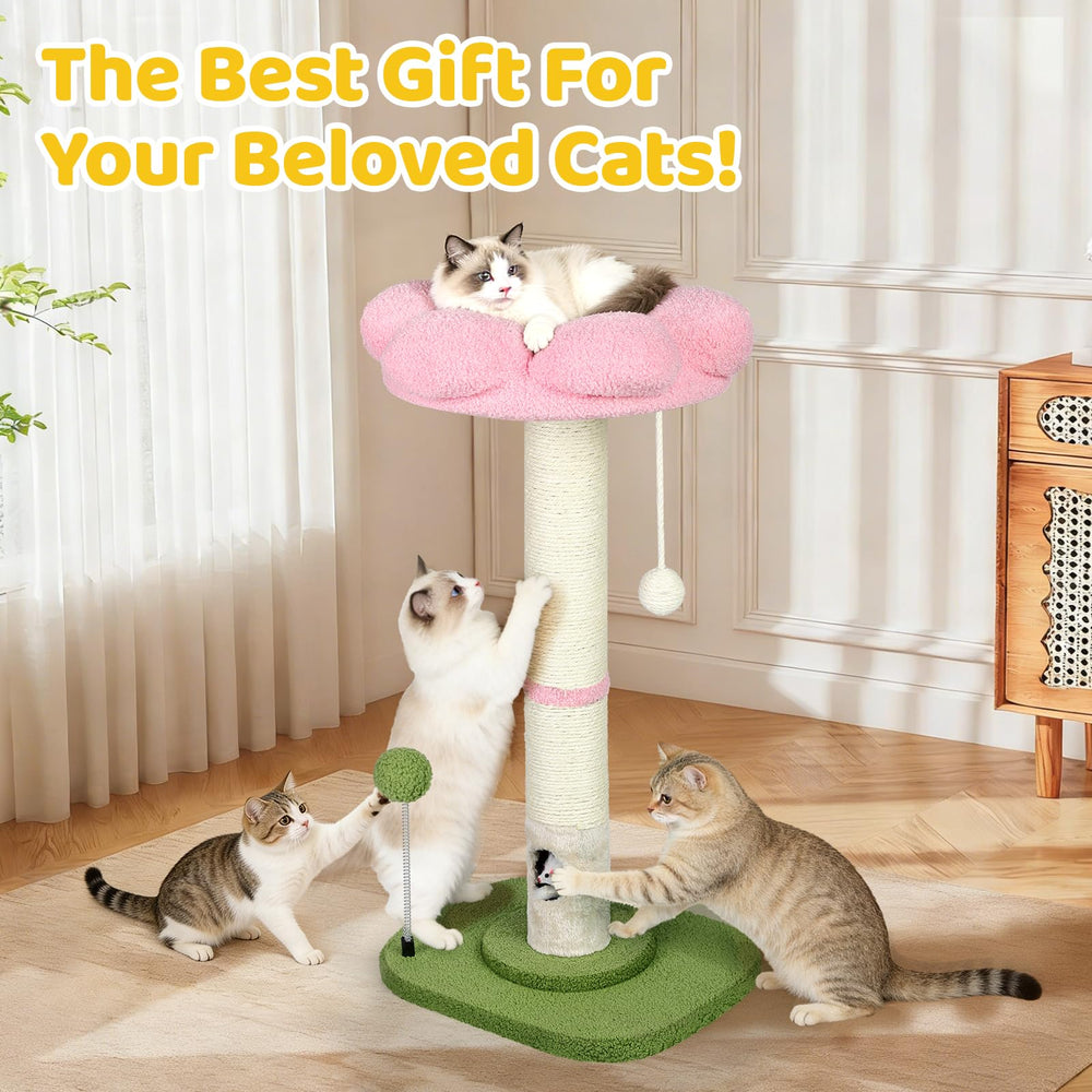 Yungaspy easy-assembly cat tree simplifies setup in minutes