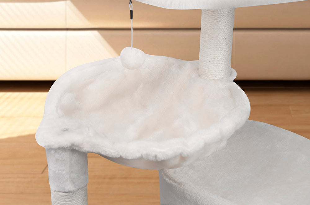 YUNIQUE hanging ball adds interactive fun for curious cats.
