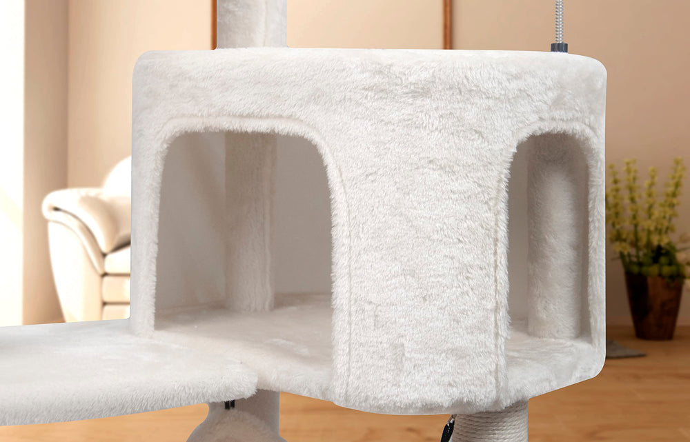 YUNIQUE hanging bed provides relaxing naps and easy washing.