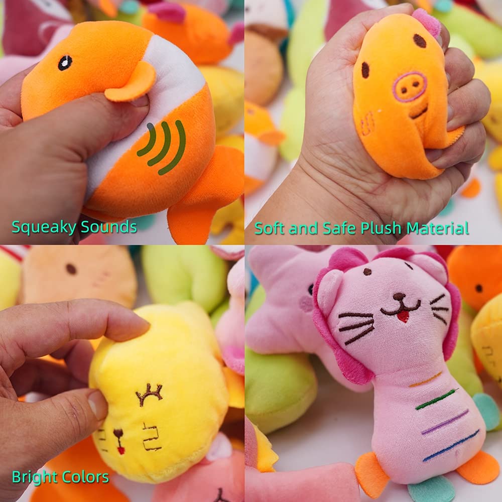 YUNKINGDOM 27-pack puppy squeaky toy six designs for variety and mental stimulation.