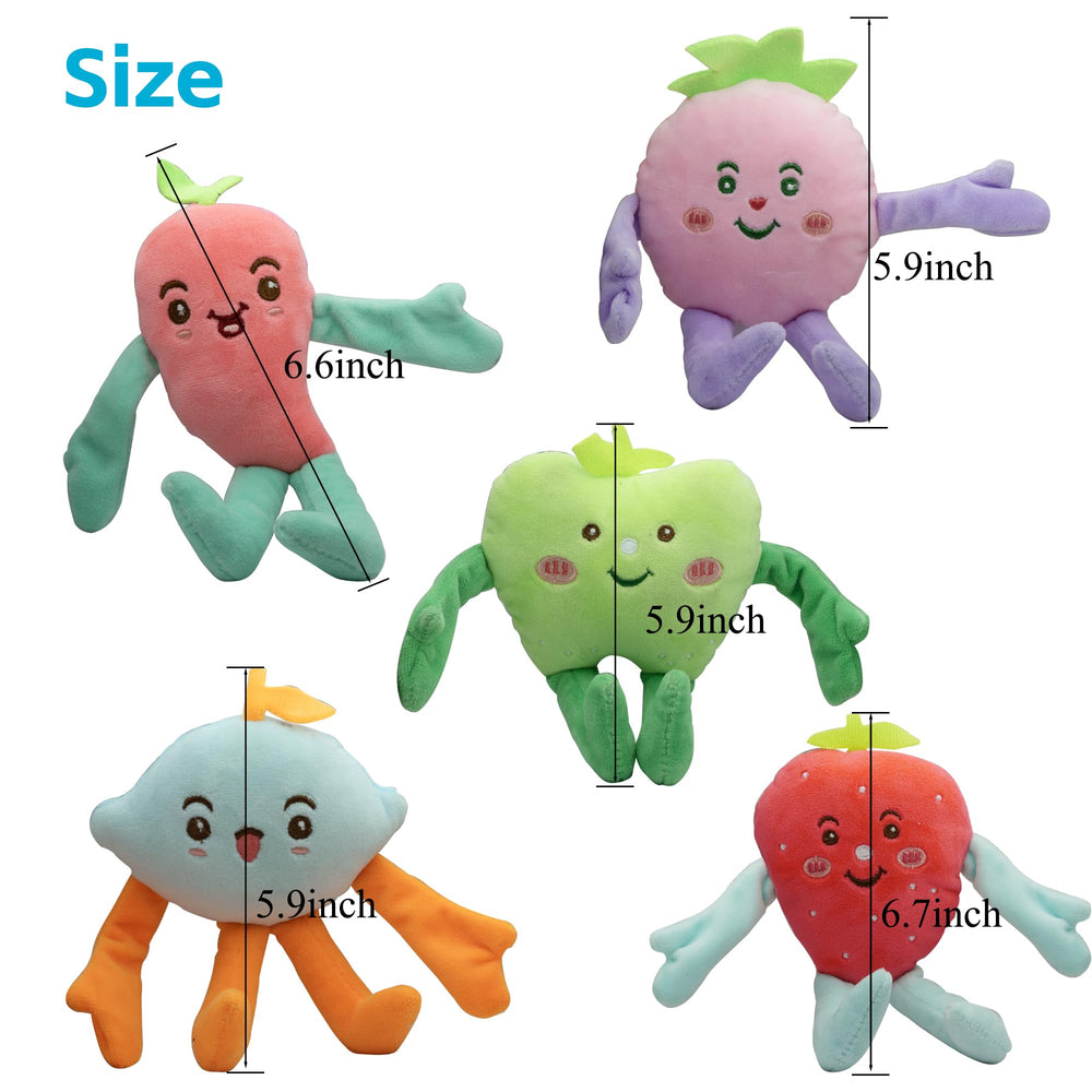 YUNKINGDOM soft plush squeaky toy collection with engaging sounds for interactive play.