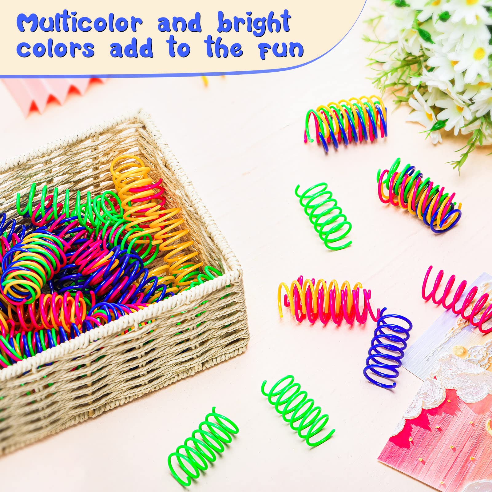 Colorful spring pack in box ready for sharing with other pets