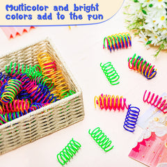 Colorful spring pack in box ready for sharing with other pets
