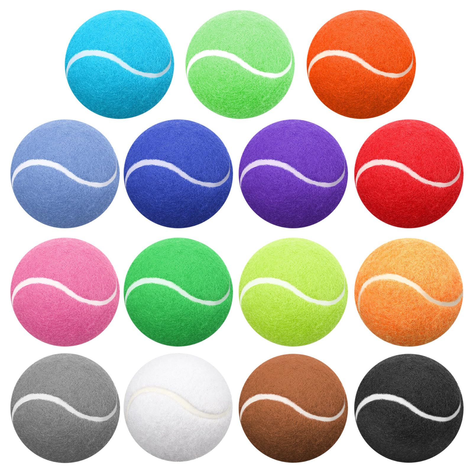 Yunsailing dog tennis balls 30pc 2.5in for durable fetch and excitement.