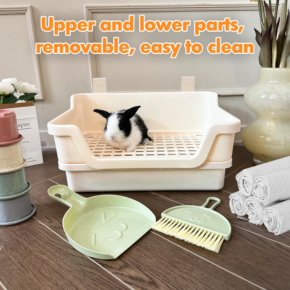 Absorbent liners and cage pads included with Yuoaes setup