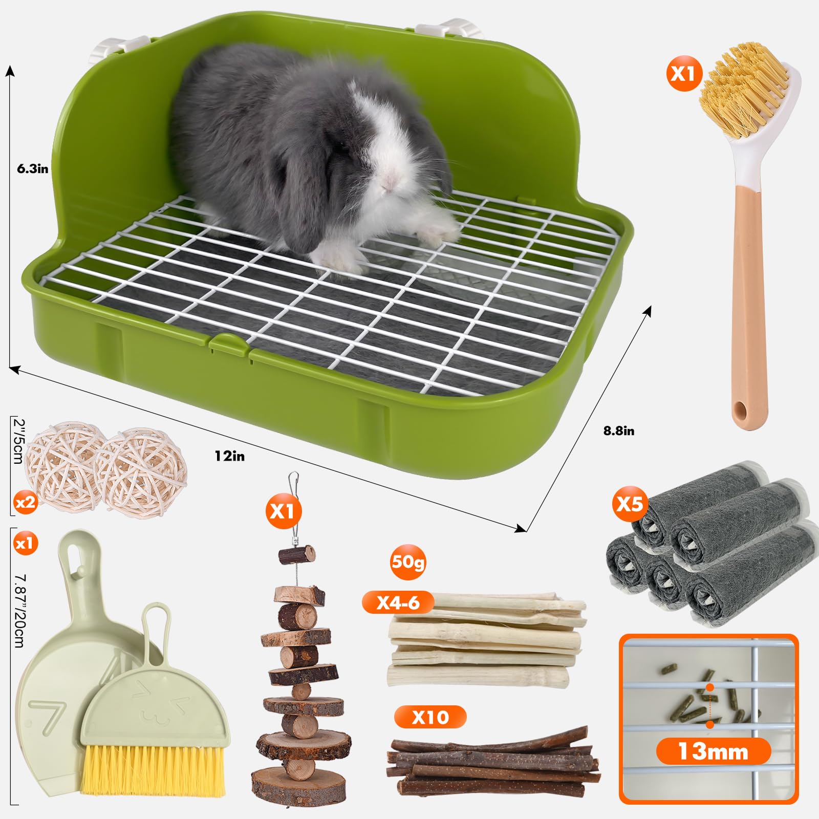 Grass green Yuoaes box highlights deep design to reduce mess.