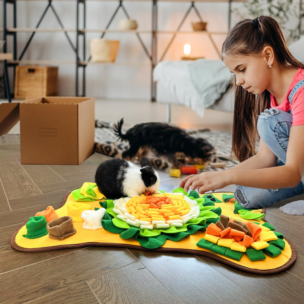 Machine-washable Yuoaes snuffle mat with quick-drying fabric