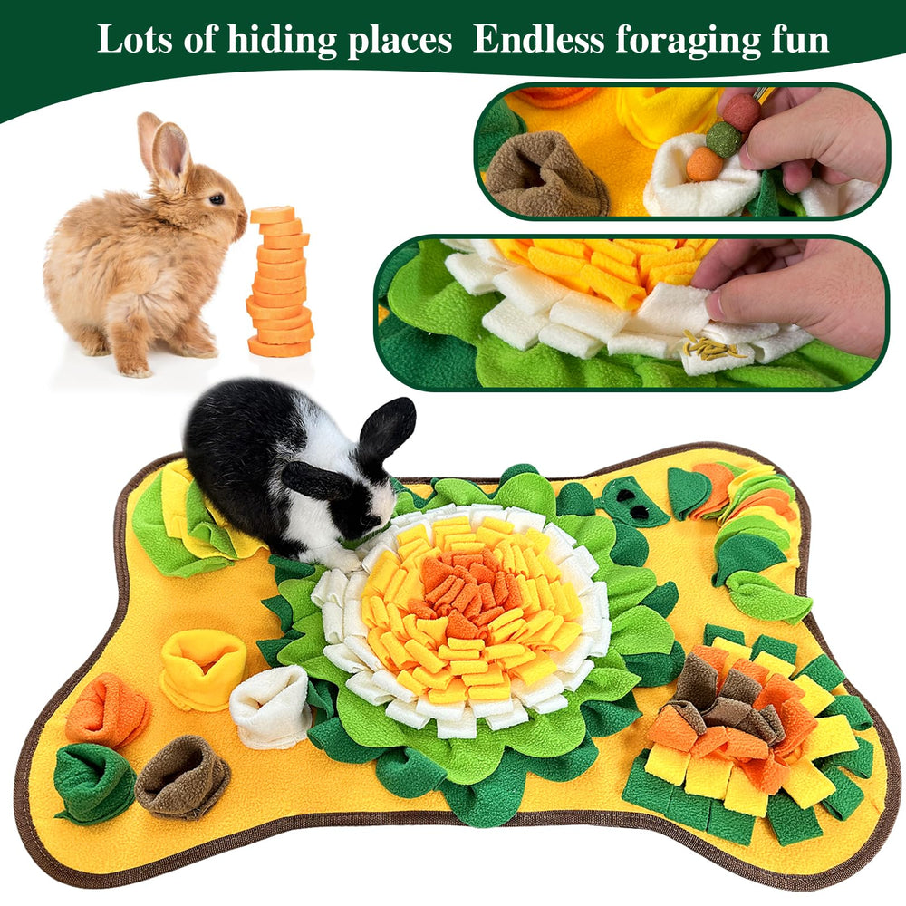 Compact Yuoaes enrichment toy for small pets like rabbits and guinea pigs