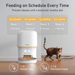 Yuposl daily schedule interface enables precise meal timing without apps