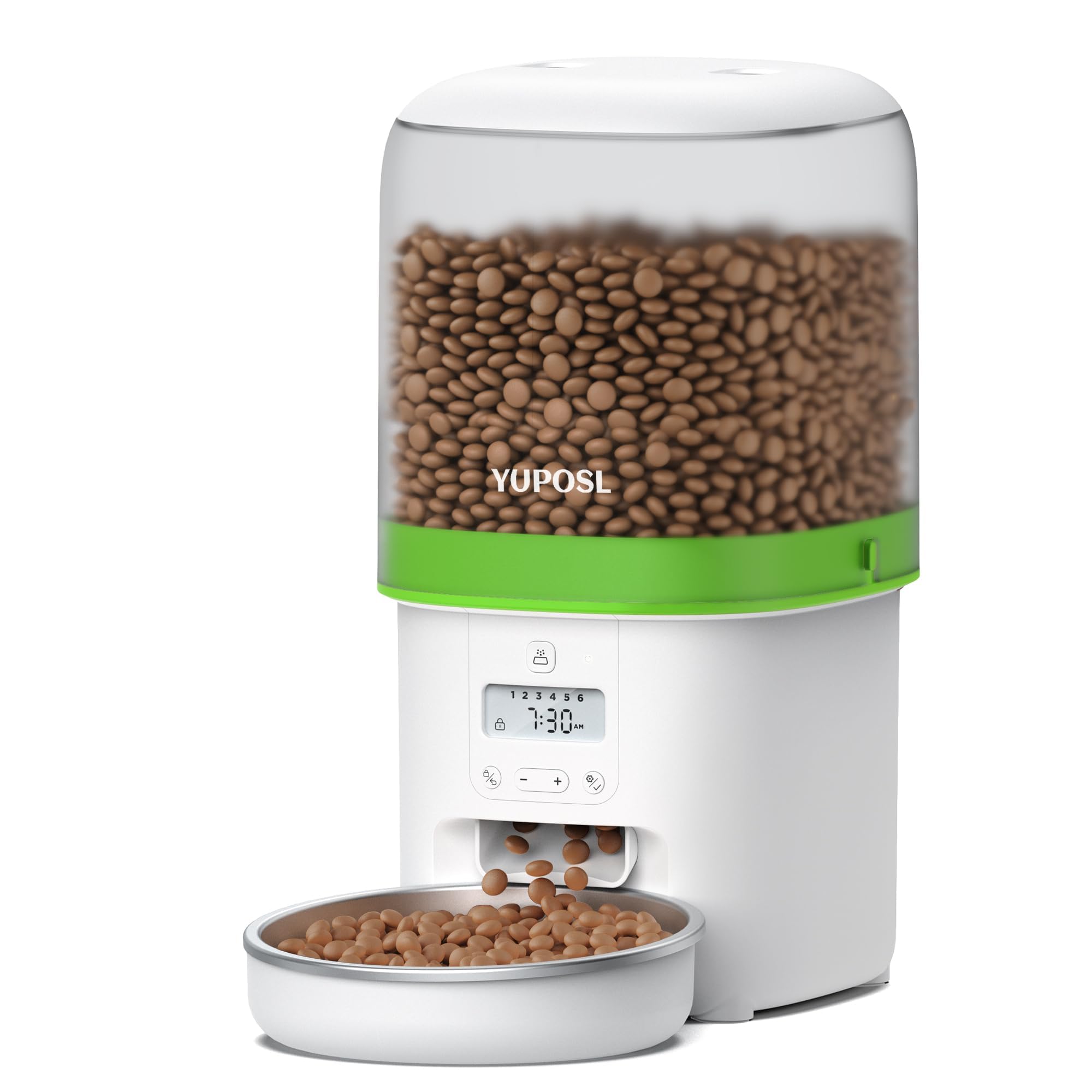 Yuposl automatic feeder with 4L reservoir for reliable mealtimes