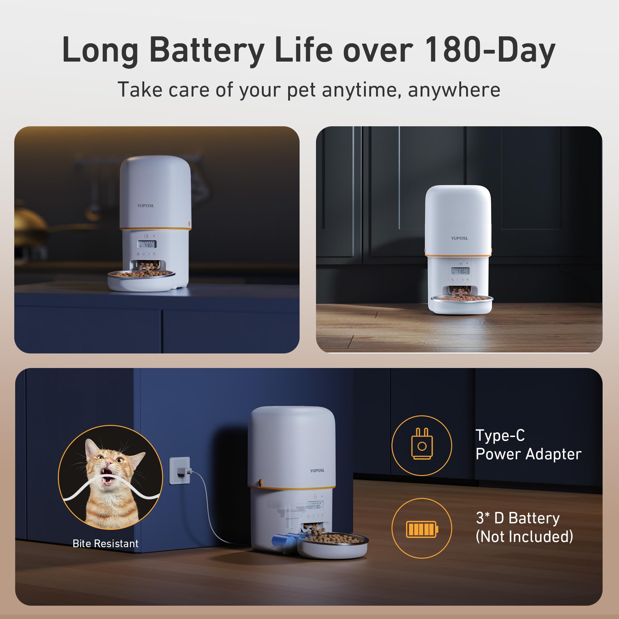 Yuposl feeder designed for multi-pet households with separate units