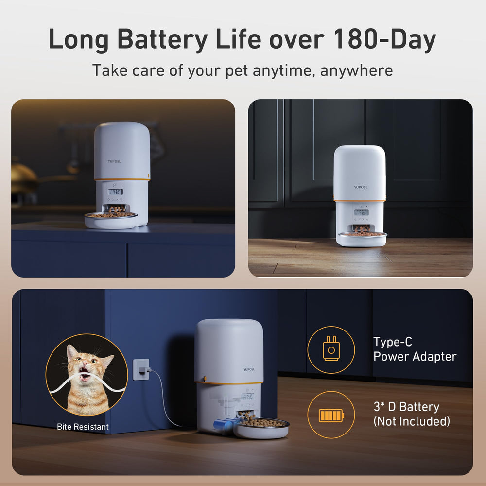 Yuposl feeder designed for multi-pet households with separate units