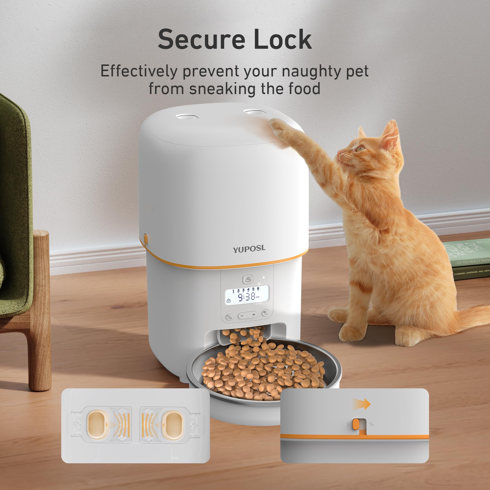 Yuposl portion-control dial ensures accurate feeding amounts