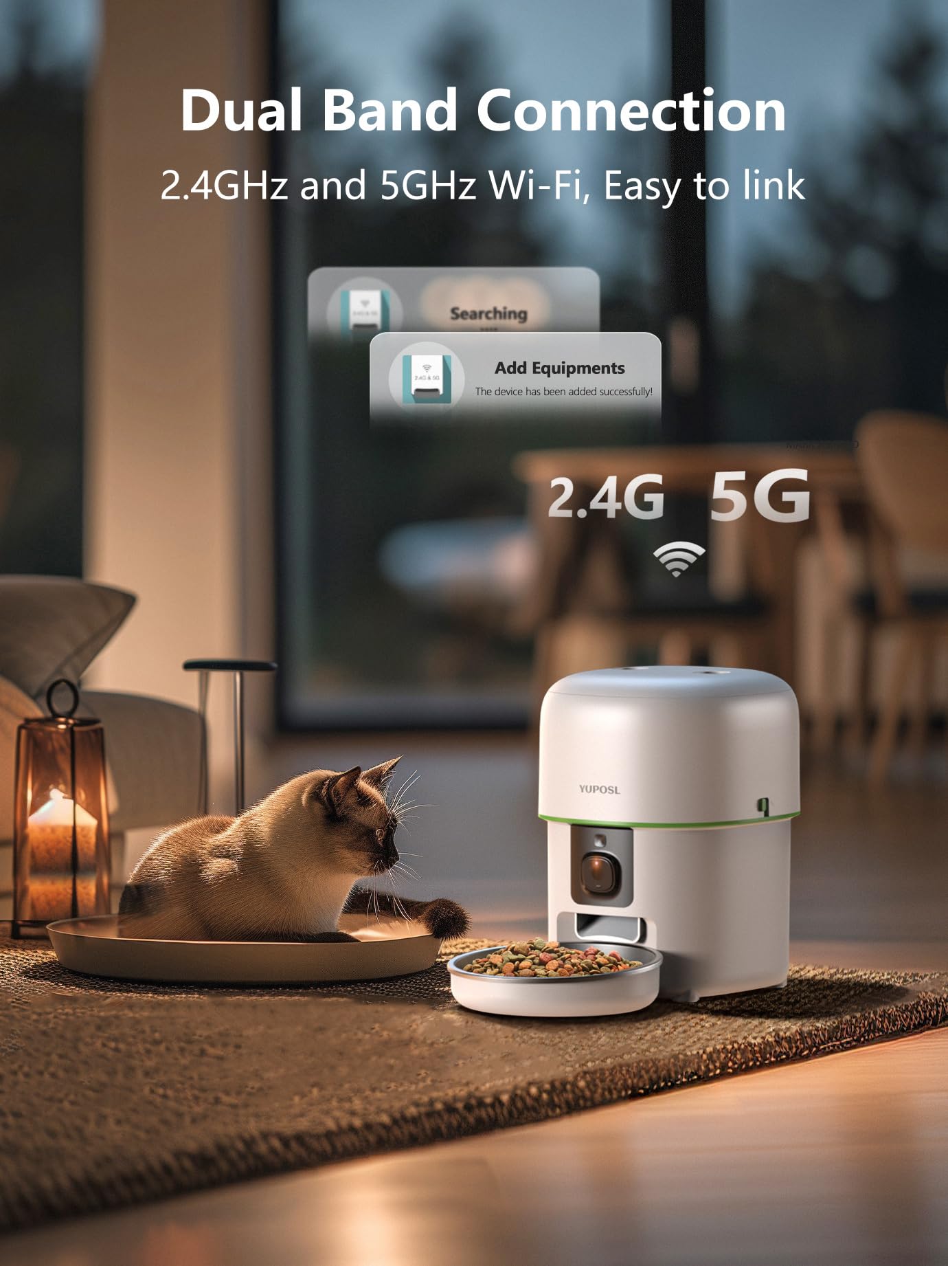 Yuposl night vision provides clear view during late feeding