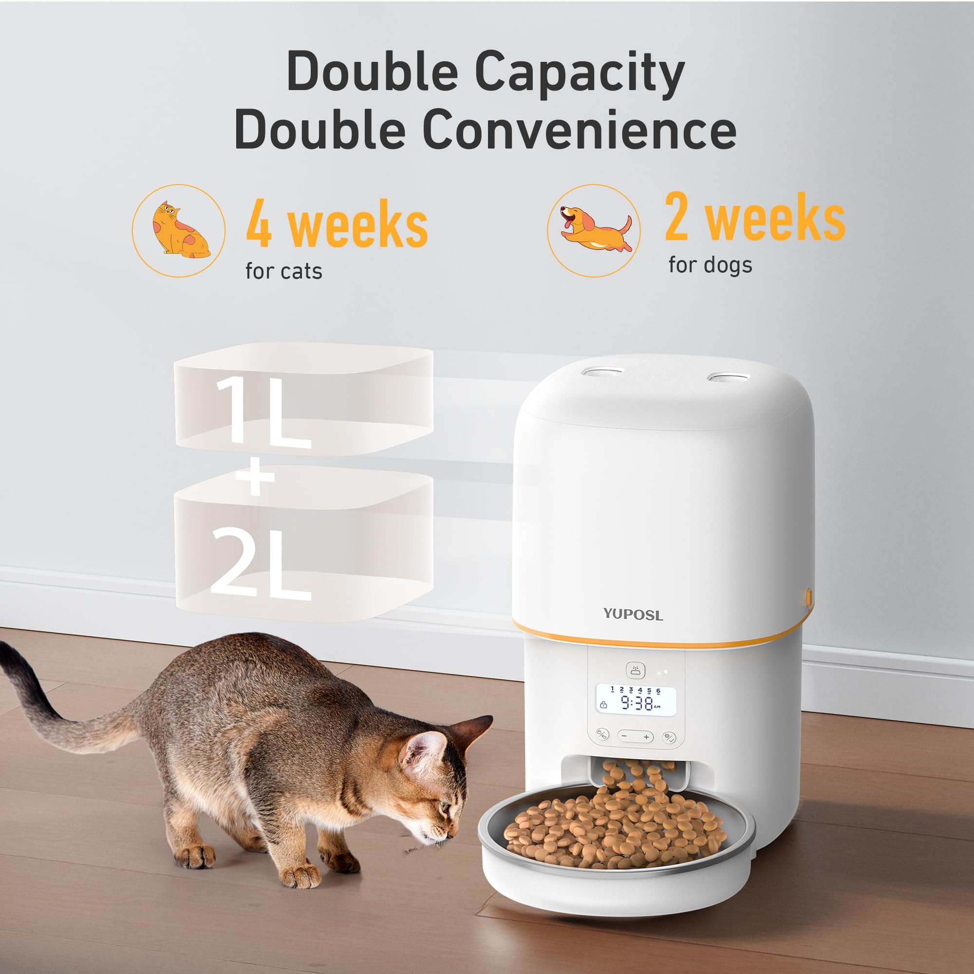 Yuposl removable parts simplify cleaning and maintenance
