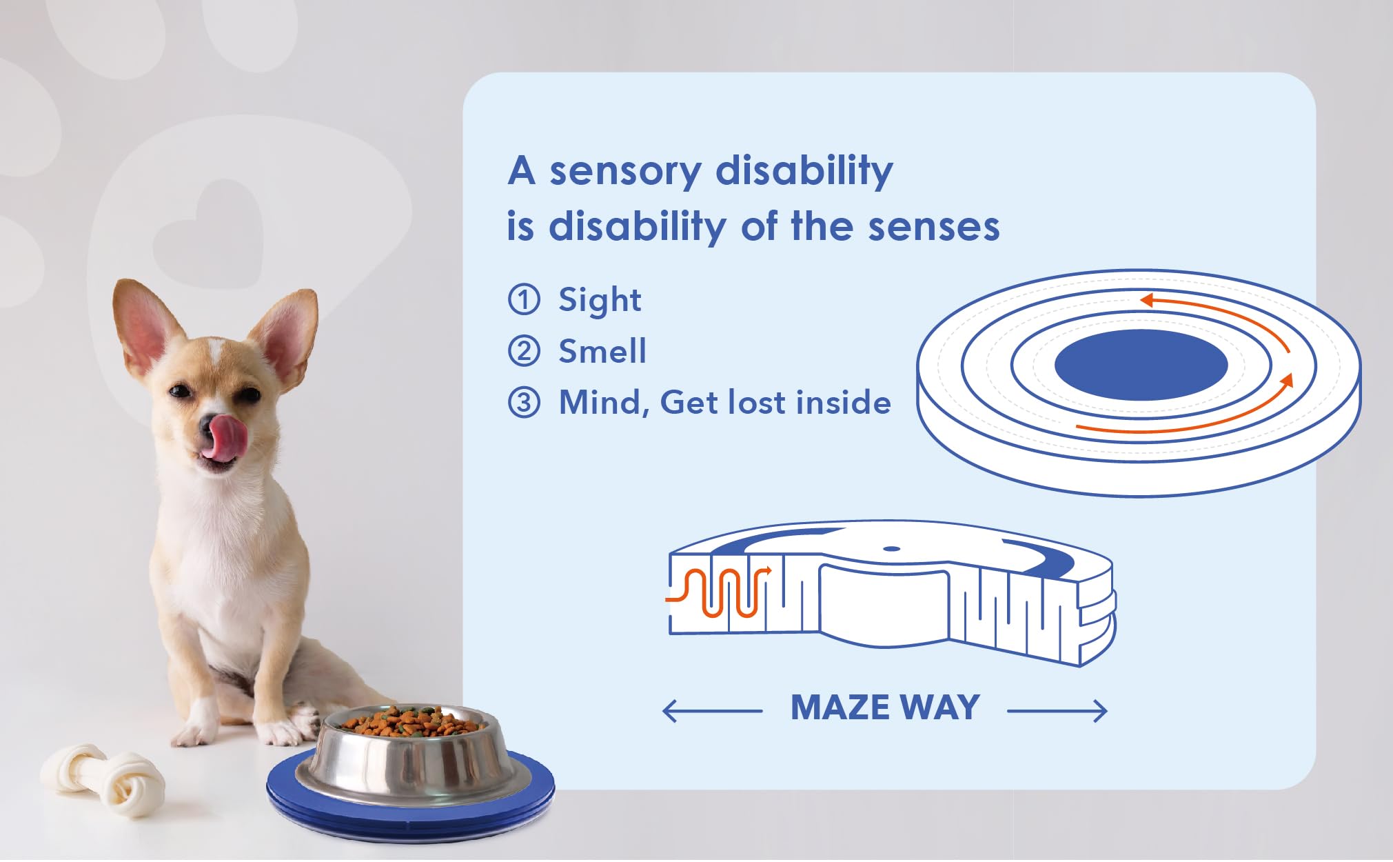 Yuwoda Ant Away Tray under dog bowl for mess-free mealtime