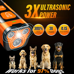 YUYQA bark deterrent offers 6 training modes for versatile sessions.