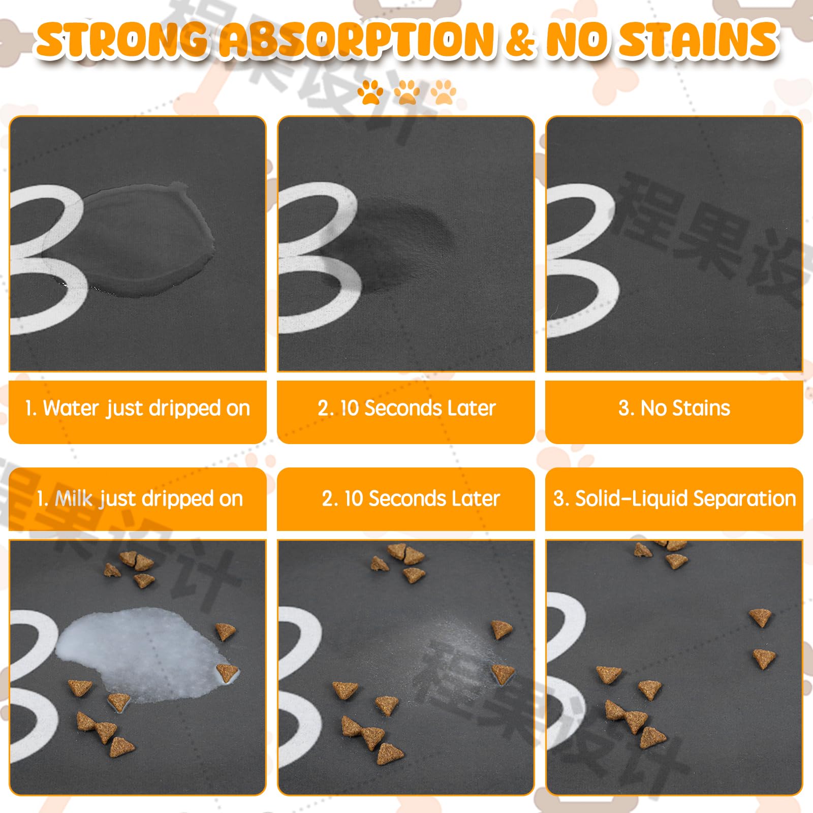Yuzshin absorbent mat provides quick-dry performance to curb puddles.