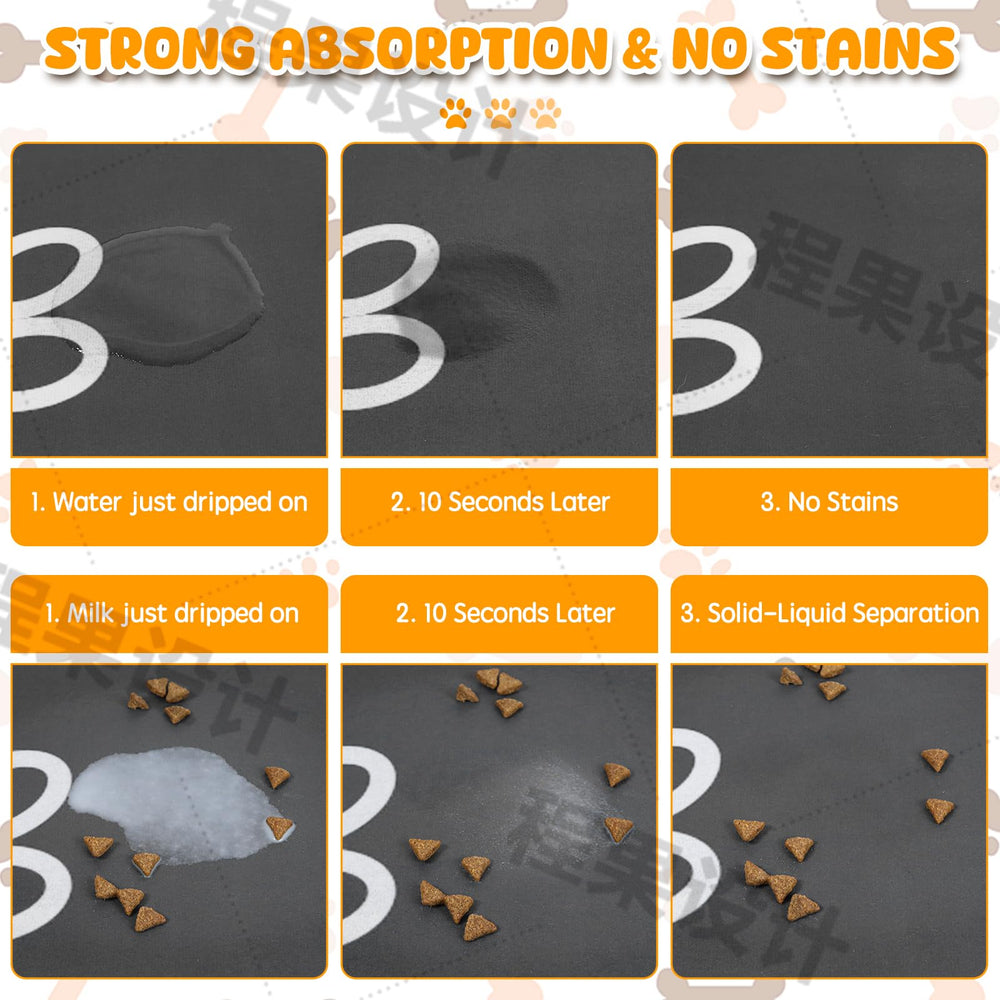 Yuzshin absorbent mat provides quick-dry performance to curb puddles.