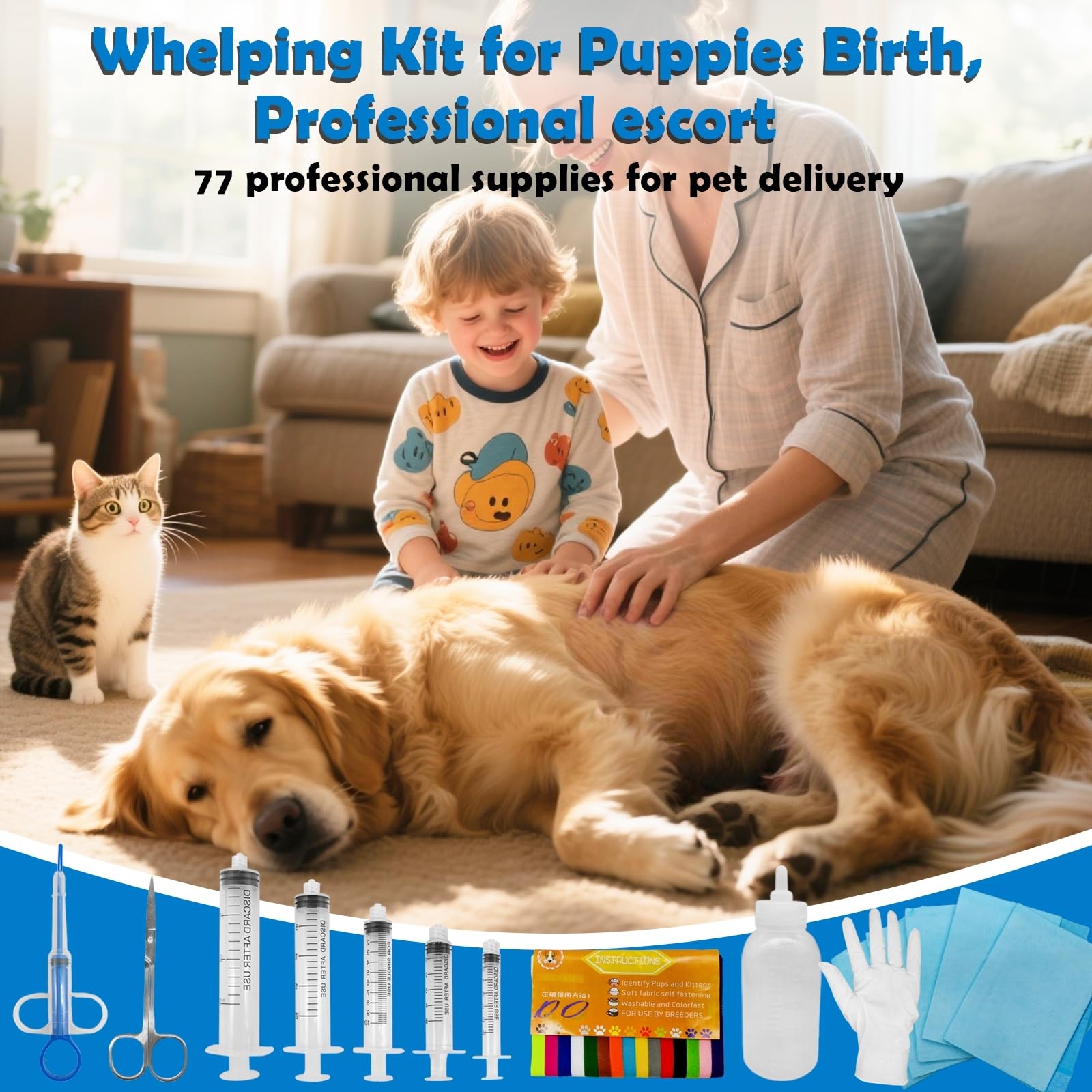 Ywingda whelping kit kitten feeding tube for precise nourishment