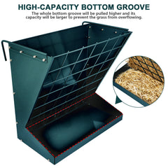 YXJSTO bottom groove prevents hay spills and keeps feed tidy
