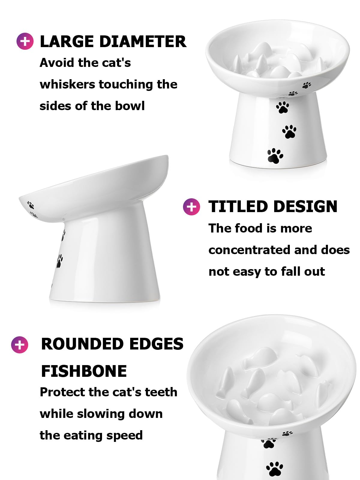 YYHY smooth glazed ceramic surface, easy to clean after meals.
