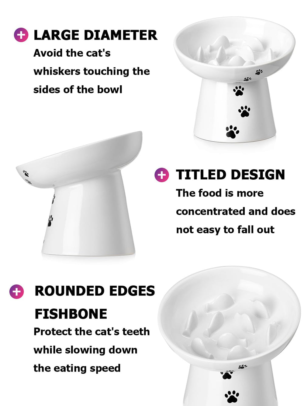 YYHY smooth glazed ceramic surface, easy to clean after meals.