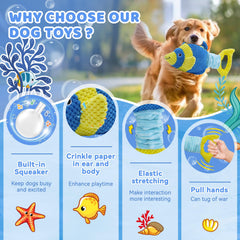 YZHDUXIU crinkle-fin toy produces rustling during play