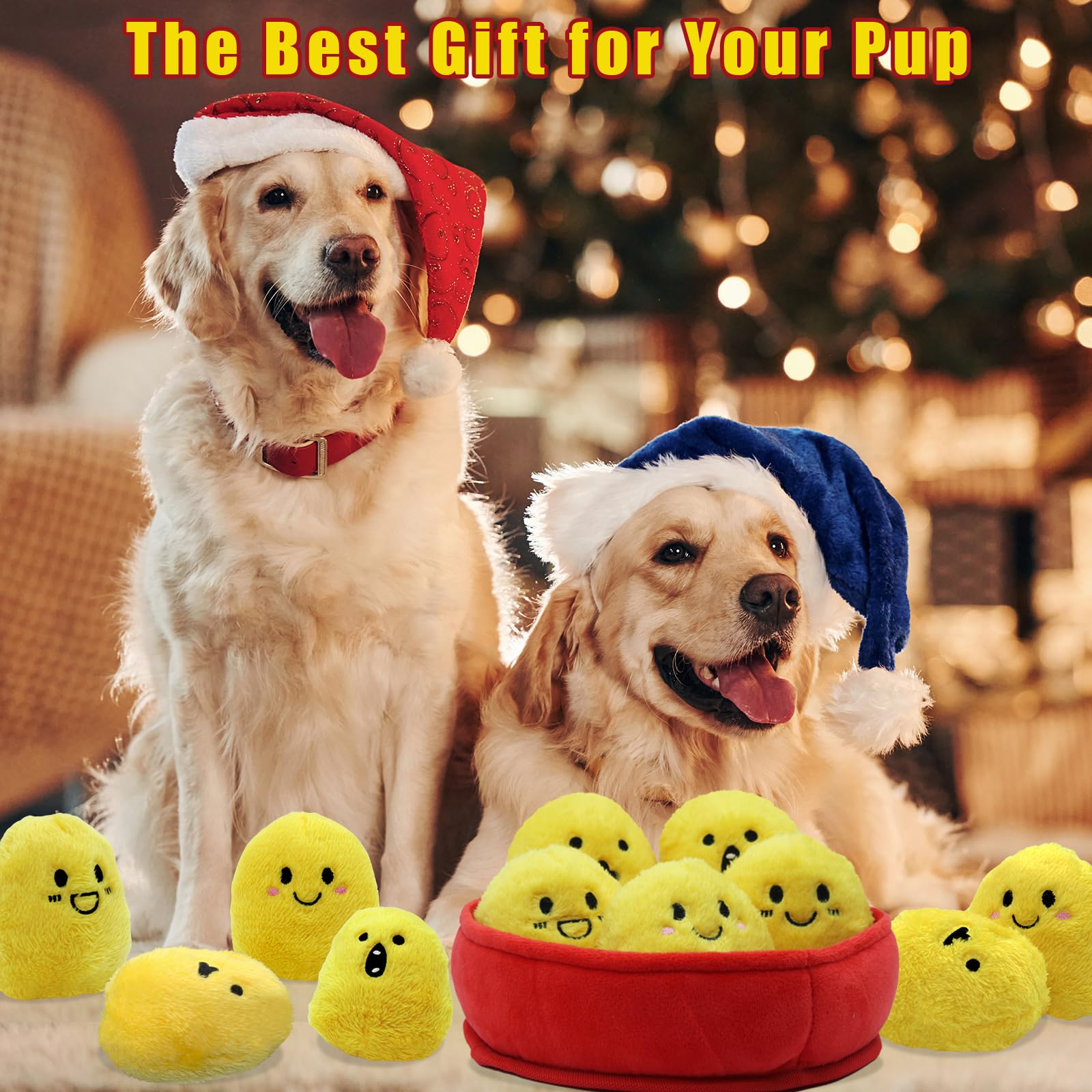 YZHDUXIU gift-ready dog toy pack suitable for celebrations.