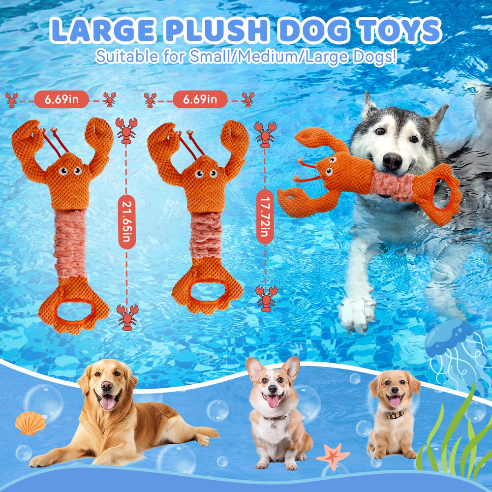 YZHDUXIU lobster toy claw detail designed for chewing and interaction.