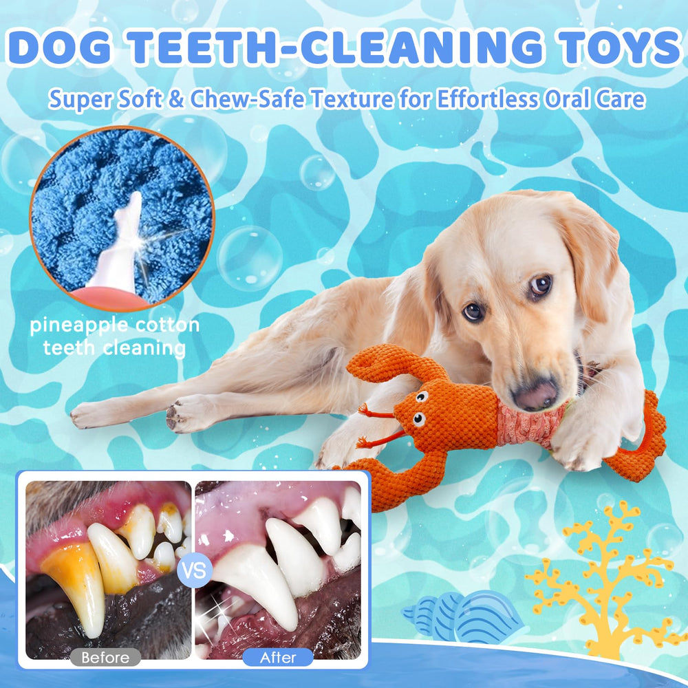 YZHDUXIU lobster toy ideal for tug-of-war sessions and bonding.