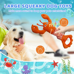 YZHDUXIU lobster toy with stretchy band adding bounce to games.