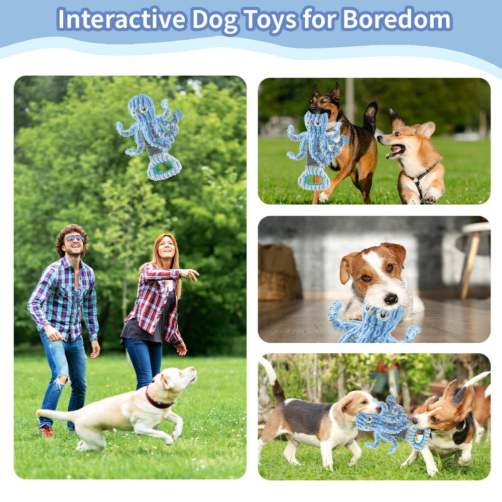 YZHDUXIU octopus blue toy in living room keeps dogs engaged