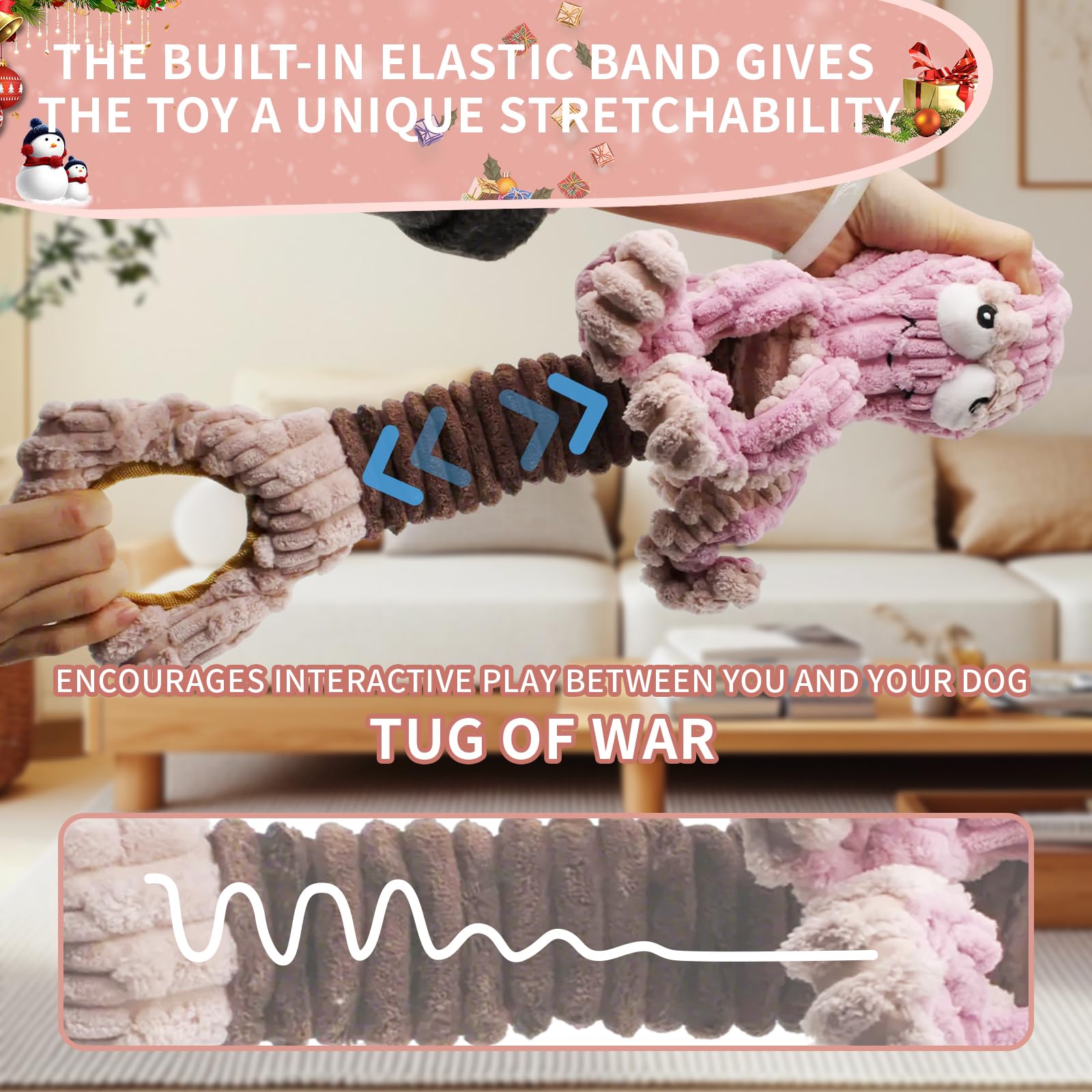 YZHDUXIU soft plush toy soothes anxious dogs during downtime.