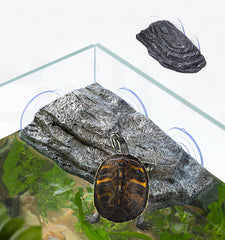 YZHZOM turtle basking platform with suction cups for stable sunbathing