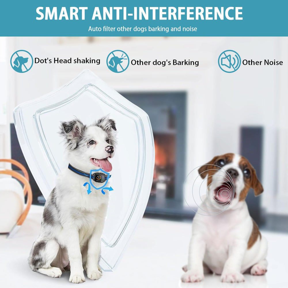 YZWONLY Bark Collar LED display for quick, on-the-spot adjustments.
