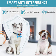 YZWONLY Bark Collar LED display for quick, on-the-spot adjustments.