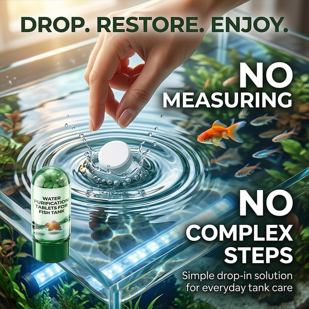 ZAIREG long-lasting clarity with fewer water changes for a healthier aquarium.